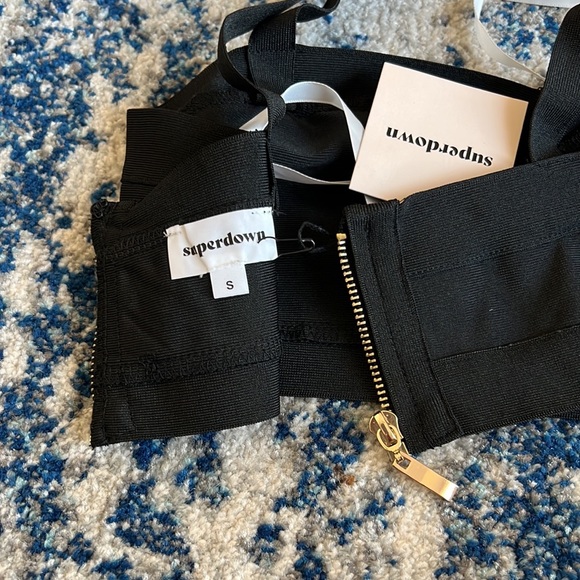 ❌SOLD❌ superdown Emilia TOP in Black Small - Picture 7 of 7